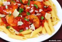 Devilishly Spicy Shrimp Pasta