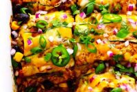 Savory Zucchini Enchilada Bake