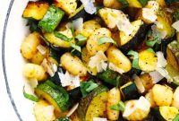 Pillowy Lemon Basil Gnocchi with Garden Zucchini