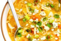 Zesty Creamy Buffalo Chicken Rice Bowl