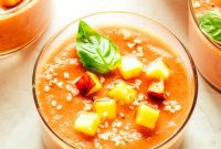 Sun-Kissed Peach Gazpacho