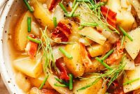 Savory Bacon, Fennel & Potato Soup