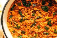 Rustic Italian Sausage Zucchini Orzo