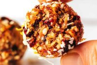 Zesty Cranberry Orange Almond Power Bites