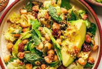 Zesty Za’atar Chickpea Salad with Dates and Avocado