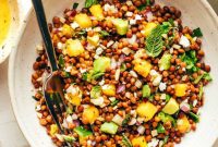 Vibrant Mango Lentil Salad