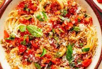 Garlic Tomato Basil Pasta