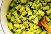 Lemon Kissed Broccoli Pesto Pasta