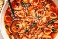 Hearty Italian Pasta and Bean Soup