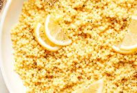 Zesty Lemon Parmesan Pearl Couscous