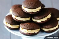Decadent Chocolate Biscoff Whoopie Pies