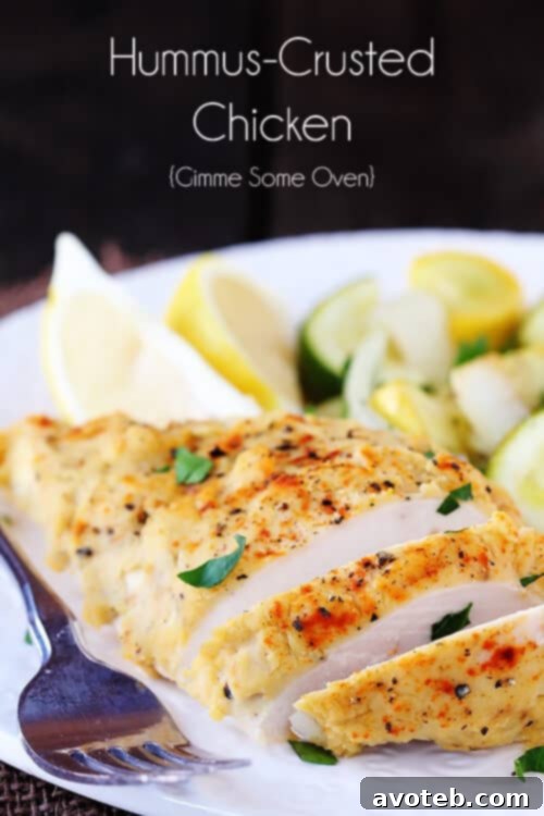 Best One-Pot Chicken Meal for Busy Evenings Complete dinner spread featuring Hummus-Crusted Chicken as the centerpiece