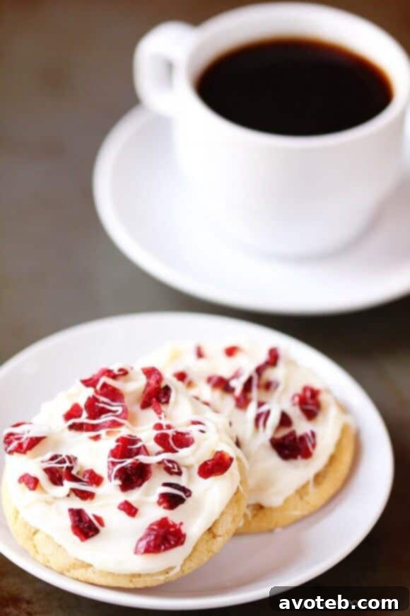 Cranberry Bliss Cookies | Gimme Some Oven