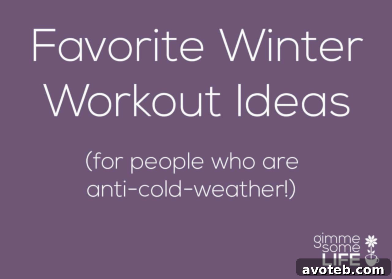 A person jogging outdoors in winter gear, representing favorite winter workout ideas