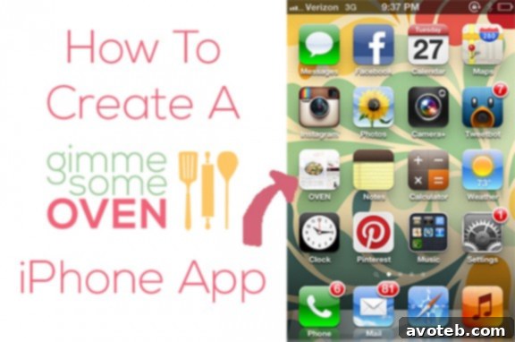 How To Create A Gimme Some Oven iPhone App | gimmesomeoven.com