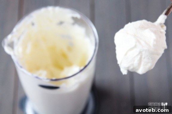 Homemade Whipped Cream in 30 Seconds with an Immersion Blender