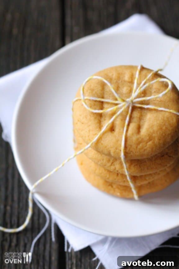 3 Ingredient Peanut Butter Cookies Recipe | gimmesomeoven.com Assortment of baked 3-ingredient peanut butter cookies