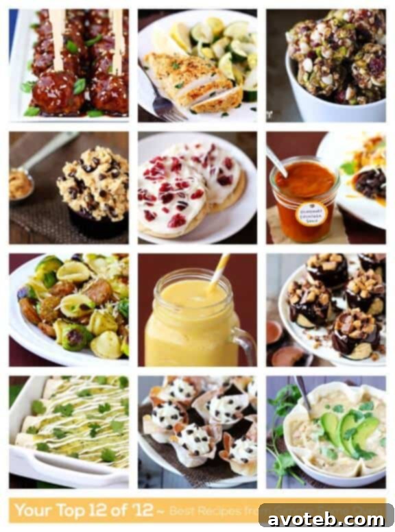 A collage of Gimme Some Oven's top 12 favorite recipes of 2012, celebrating reader choices.