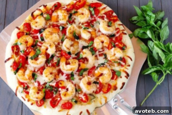 Shrimp Fra Diavolo Pizza Recipe | gimmesomeoven.com Shrimp Fra Diavolo Pizza