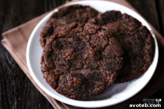 Delicious Oreo-Dusted Double Chocolate Cookies