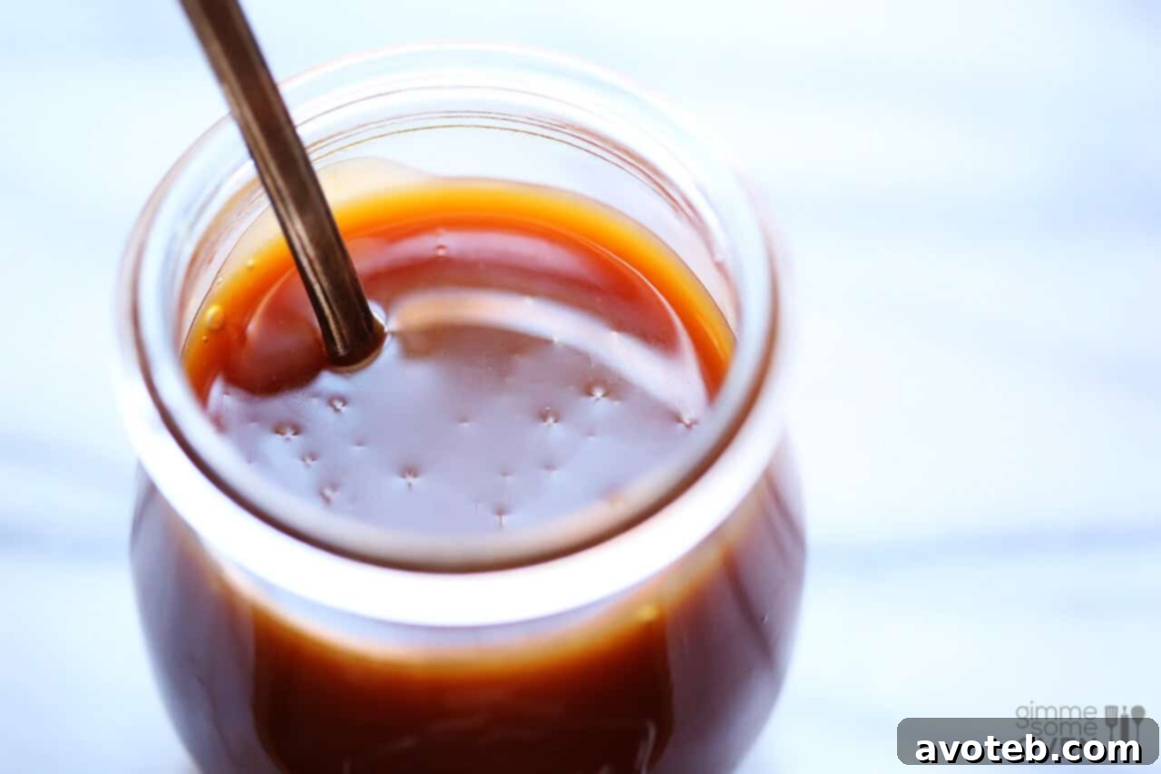 Delicious Homemade Microwave Caramel Sauce