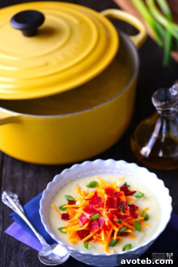Potato Soup with Bacon & Truffle Oil Potato Soup with Bacon & Truffle Oil