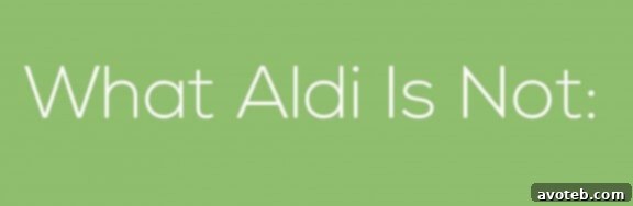 ALDI 101: My Secret to Smart Grocery Shopping 5 ALDI's Unique Approach: What It Isn't (and Why That's a Good Thing)