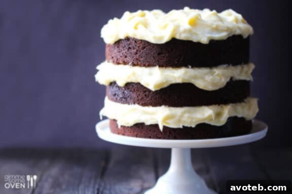 Decadent Guinness Chocolate Cake with Cream Cheese Frosting 2 Rich Guinness Chocolate Cake with Heavenly Cream Cheese Frosting