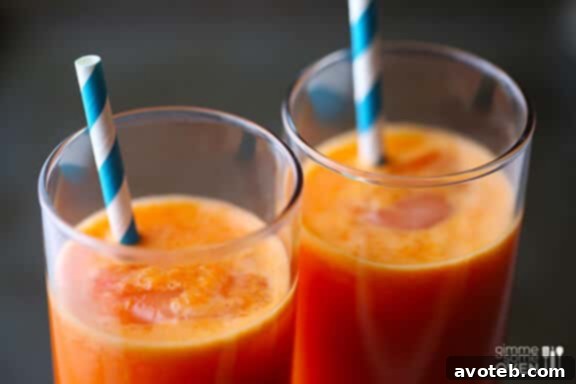 Sunrise Glow Nectar 4 Orange Carrot Ginger Juice | gimmesomeoven.com