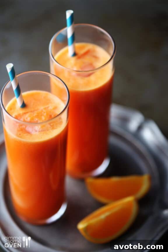 Sunrise Glow Nectar 5 Orange Carrot Ginger Juice | gimmesomeoven.com