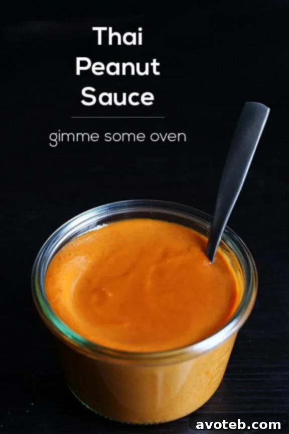 Authentic and Easy Thai Peanut Sauce Recipe - Perfect for stir-fries, satay, and salads!