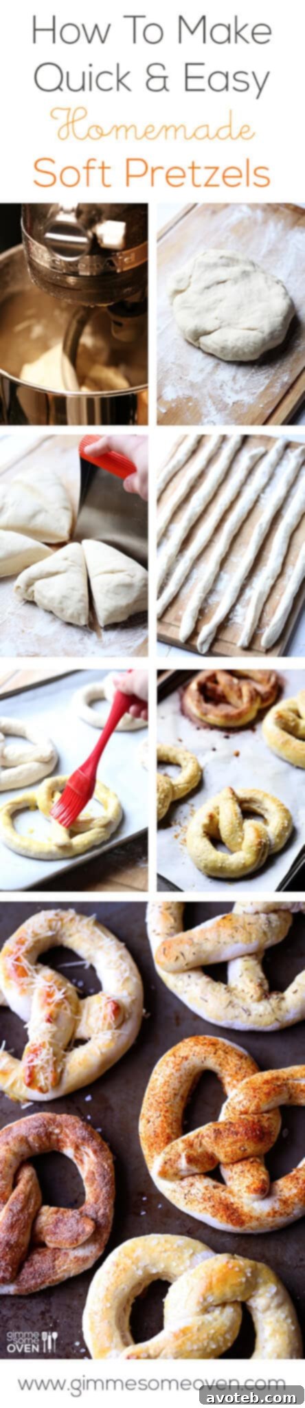 How To Make Quick & Easy Homemade Soft Pretzels | Delicious Pretzel Recipe