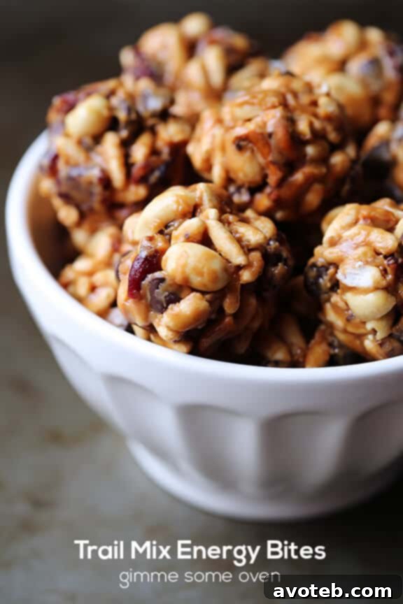 Ingredients for Trail Mix Energy Bites laid out on a counter.
