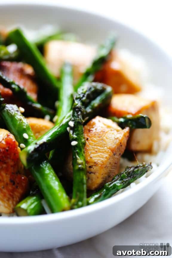Sautéed Asparagus in a Skillet