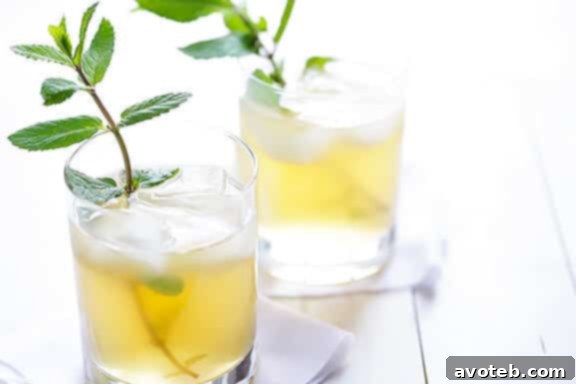 Sparkling Ginger Mint Julep Recipe - A refreshing cocktail inspired by The Great Gatsby era, perfect for parties and celebrations.