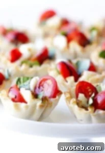 5-Ingredient Caprese Phyllo Cups