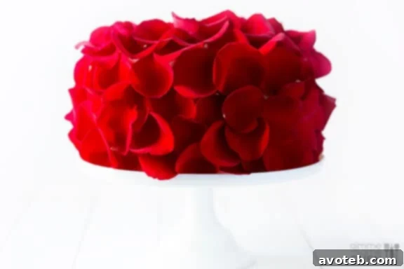 Rose Cake Recipe - made with fresh (edible!) roses