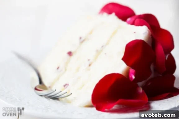 Close-up of Rose Cake Petals