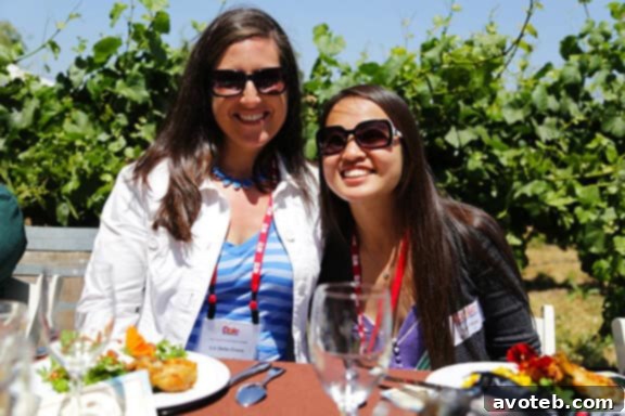 Friends Enjoying Lunch at Paraiso Vineyards