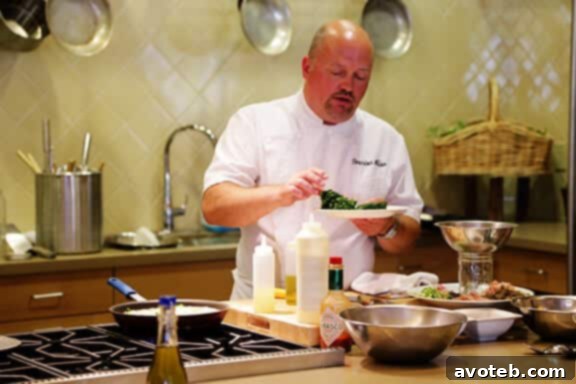 Spanish Chef Demonstrates Black Beluga Lentil Salad