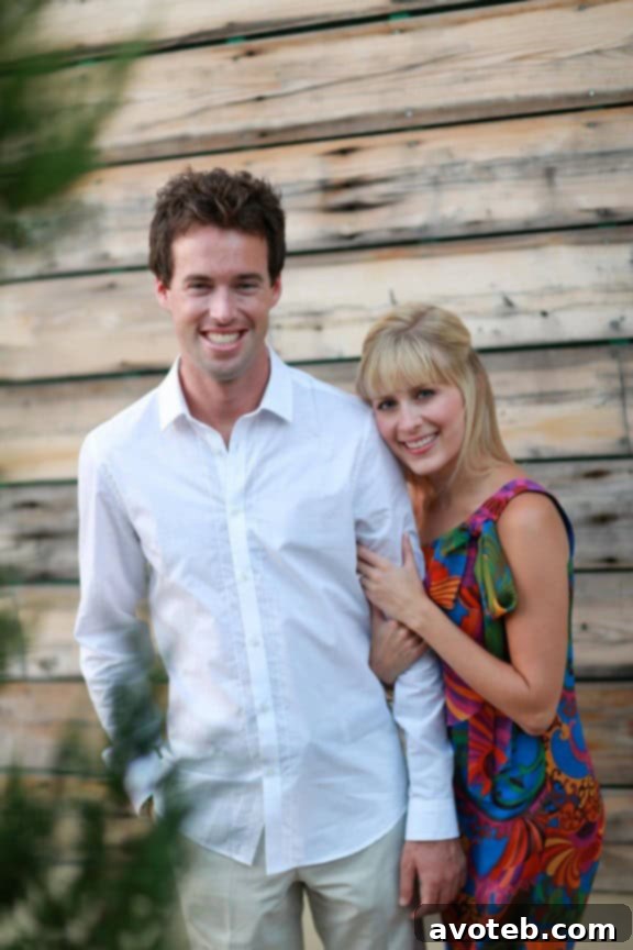 Cameron and Emily, a radiant couple whose love story inspires.