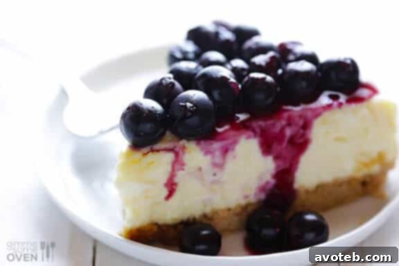 Fresh Blueberry Topping for Lighter Cheesecake | Vibrant & Delicious
