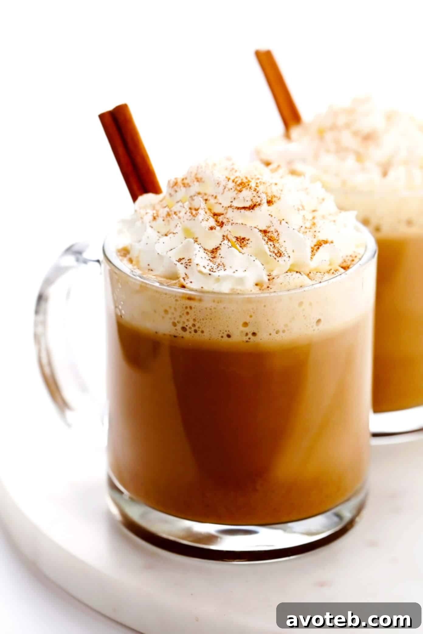 Delicious homemade Pumpkin Spice Latte, ready to be enjoyed.