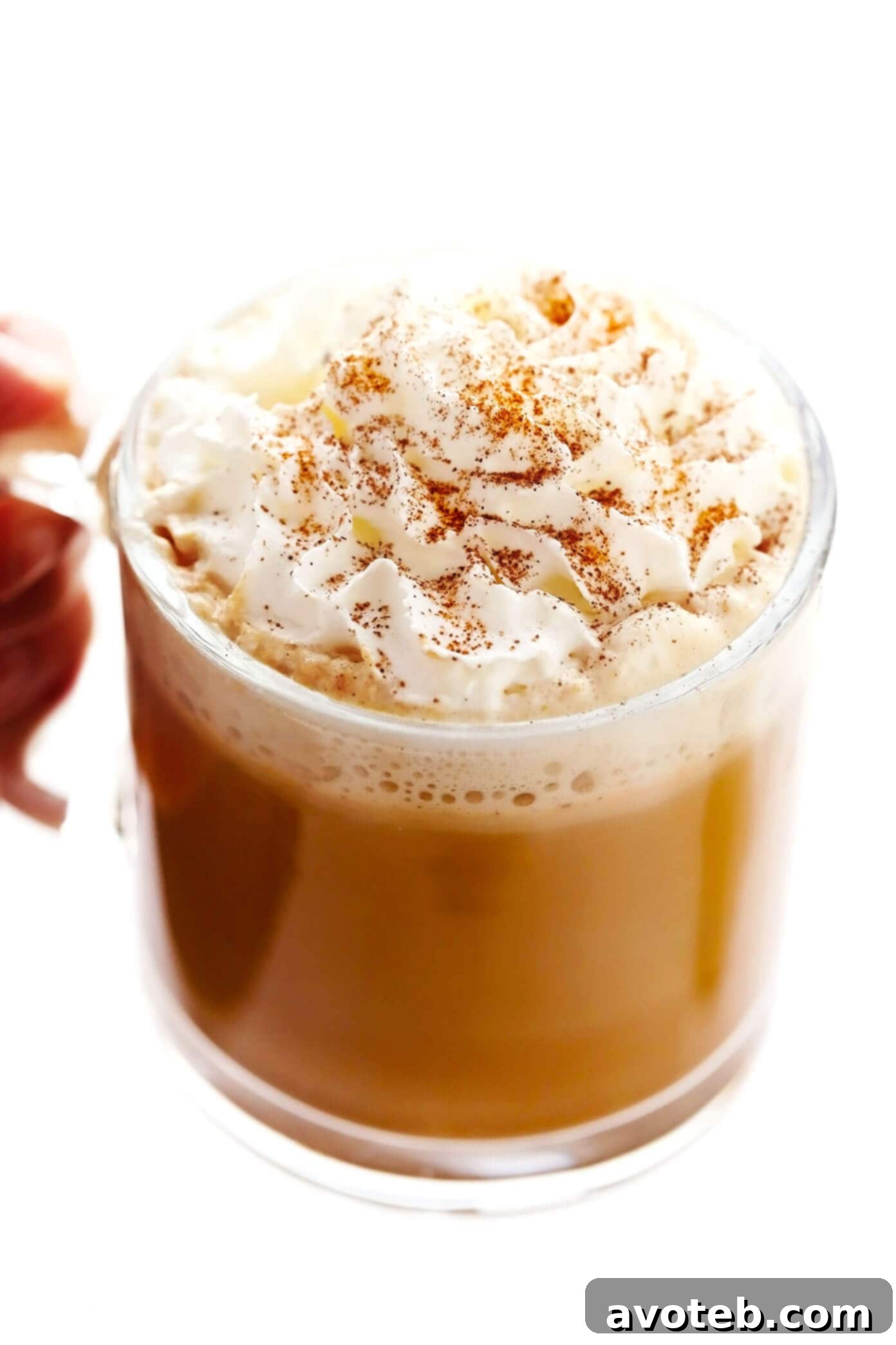 A cozy mug of homemade Pumpkin Spice Latte, ready to be enjoyed.