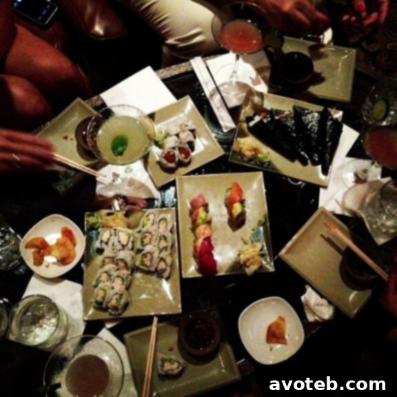 Delicious sushi dinner at the Millennium Biltmore.