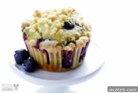 Creamy Blueberry Avocado Muffins