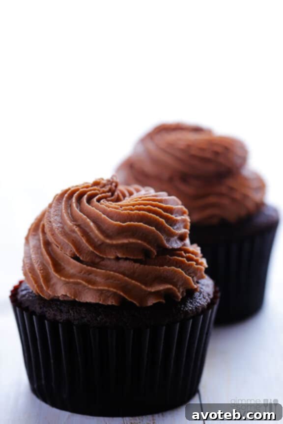 Overhead shot of a full plate of Nutella Cupcakes with sea salt