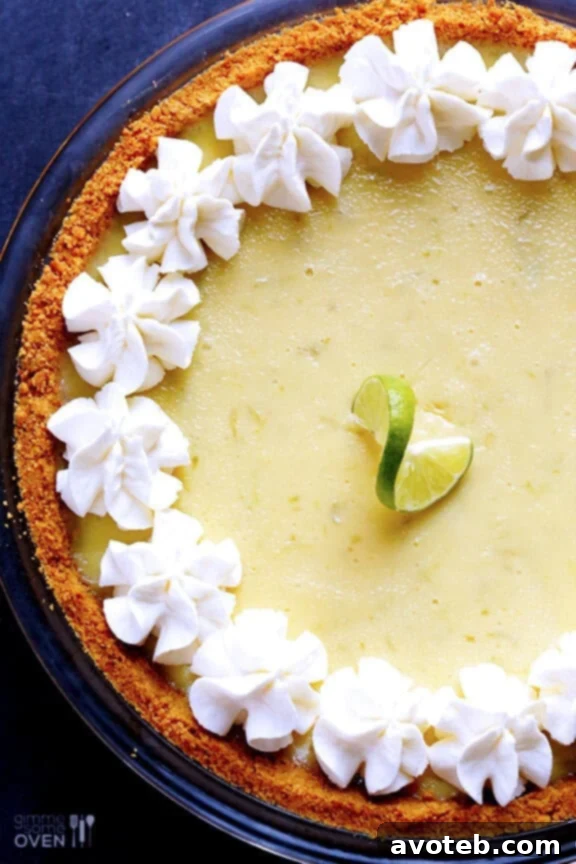 The Best Key Lime Pie Recipe - Simple, fresh, tart, sweet, and delicious.