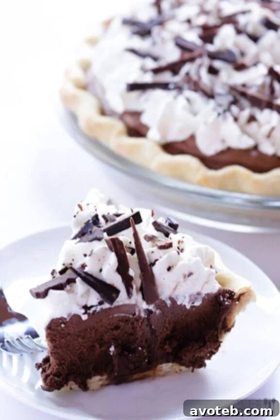 Rich and Creamy Homemade French Silk Pie