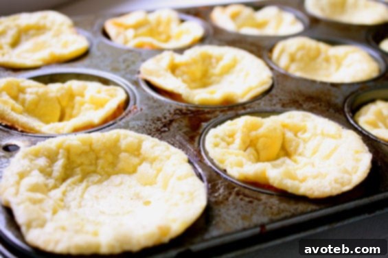 Pop-Up Muffins (German Pancakes) fresh out of the oven